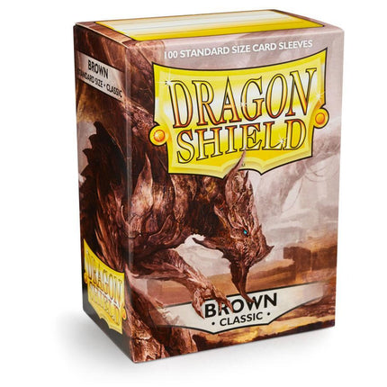 Dragon Shield Classic Sleeve - Brown ‘Brakish’ 100ct