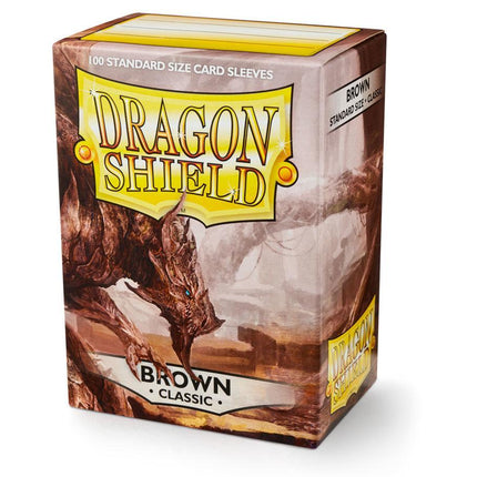 Dragon Shield Classic Sleeve - Brown ‘Brakish’ 100ct