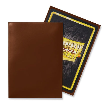 Dragon Shield Classic Sleeve - Brown ‘Brakish’ 100ct