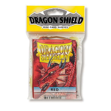 Dragon Shield Classic (Mini) Sleeve - Red ‘Titanius’ 50ct