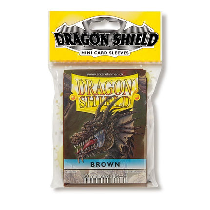 Dragon Shield Classic (Mini) Sleeve - Brown ‘Brakish’ 50ct