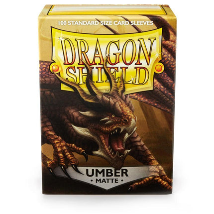 Dragon Shield Matte Sleeve - Umber ‘Teranha’ 100ct
