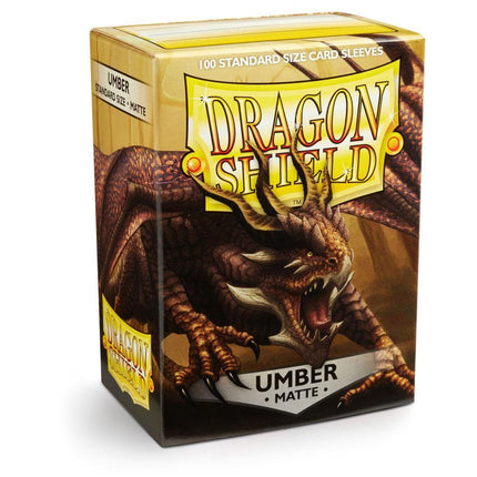 Dragon Shield Matte Sleeve - Umber ‘Teranha’ 100ct