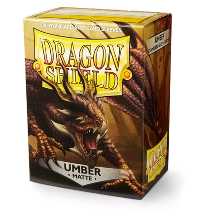 Dragon Shield Matte Sleeve - Umber ‘Teranha’ 100ct
