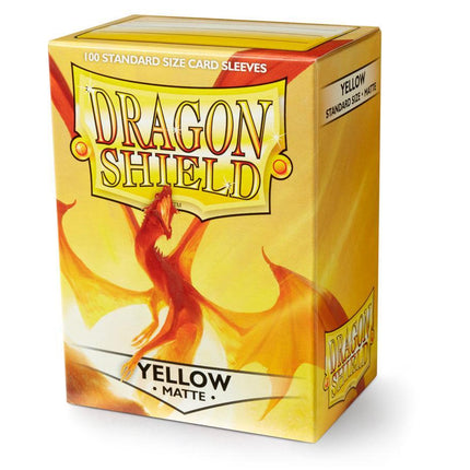 Dragon Shield Matte Sleeve - Yellow ‘Elichaphaz’ 100ct