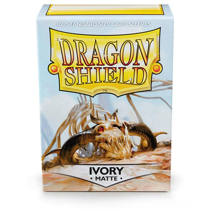 Dragon Shield Matte Sleeve - Ivory ‘Ogier’ 100ct