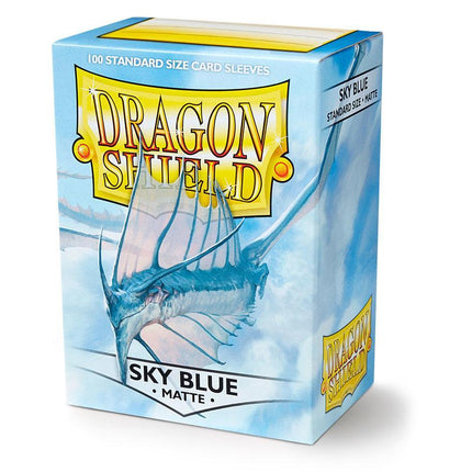 Dragon Shield Matte Sleeve - Sky Blue ‘Strata’ 100ct