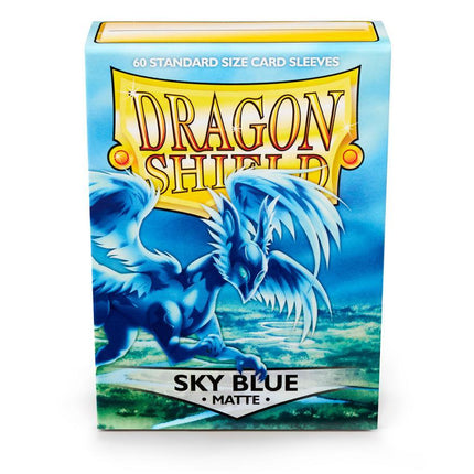 Dragon Shield Matte Sleeve - Sky Blue ‘Notos’ 60ct