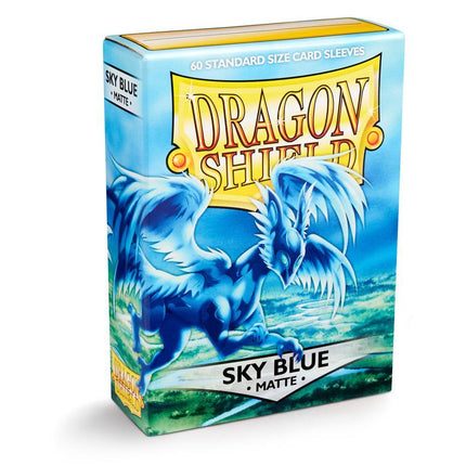 Dragon Shield Matte Sleeve - Sky Blue ‘Notos’ 60ct