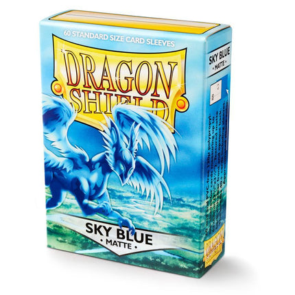 Dragon Shield Matte Sleeve - Sky Blue ‘Notos’ 60ct
