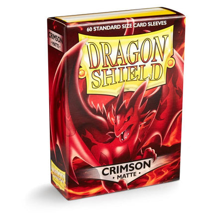 Dragon Shield Matte Sleeve - Crimson ‘Logi’ 60ct