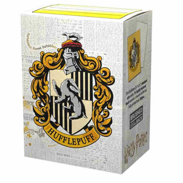 DRAGON SHIELD SLEEVES: BRUSHED ART: HP HUFFLEPUFF (BOX OF 100)