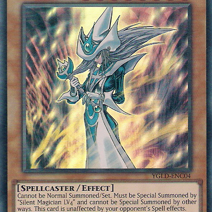Silent Magician LV8 [YGLD-ENC04] Ultra Rare