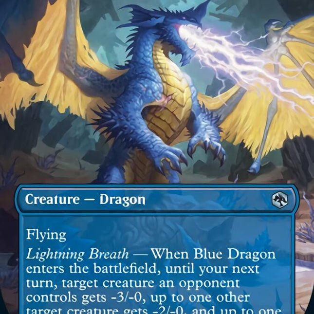 Blue Dragon (Borderless Alternate Art) [Dungeons & Dragons: Adventures in the Forgotten Realms]
