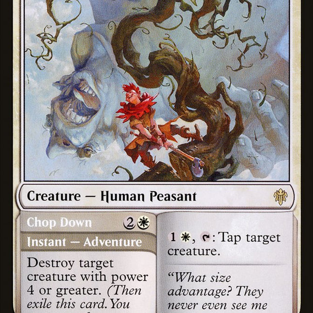 Giant Killer // Chop Down [Throne of Eldraine]