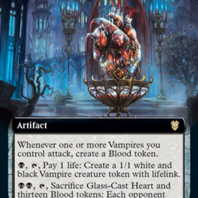 Glass-Cast Heart (Extended Art) [Innistrad: Crimson Vow Commander]