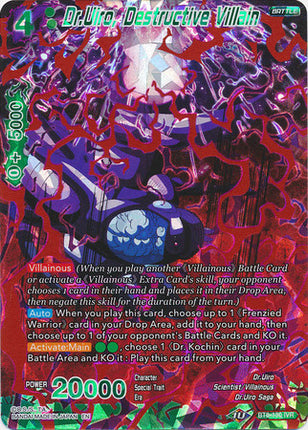 Dr.Uiro, Destructive Villain (BT8-130) [Malicious Machinations]