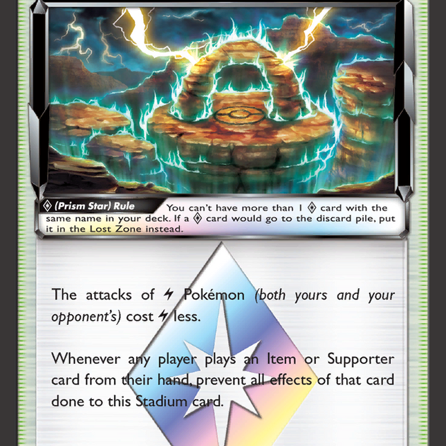 Thunder Mountain (191/214) (Prism Star) [Sun & Moon: Lost Thunder]