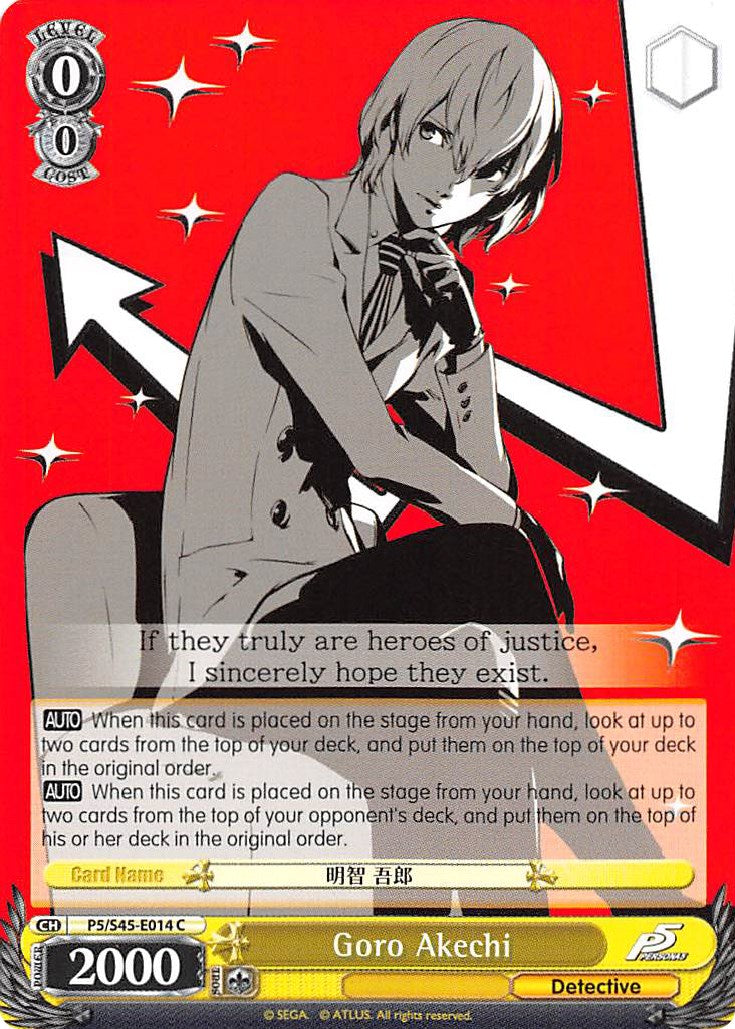 persona mtg cards Goro Akechi (P5/S45-E014 C) [Persona 5] – TokenMTG