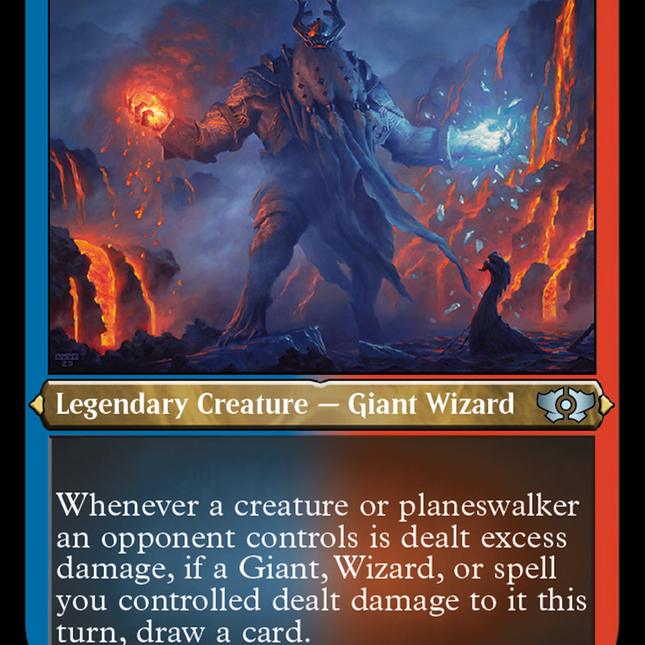 Aegar, the Freezing Flame (Foil Etched) [Multiverse Legends]