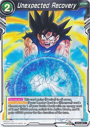 Unexpected Recovery (BT9-089) [Universal Onslaught]