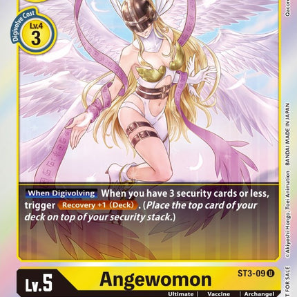 Angewomon [ST3-09] (Official Tournament Pack Vol. 6) [Starter Deck: Heaven's Yellow Promos]
