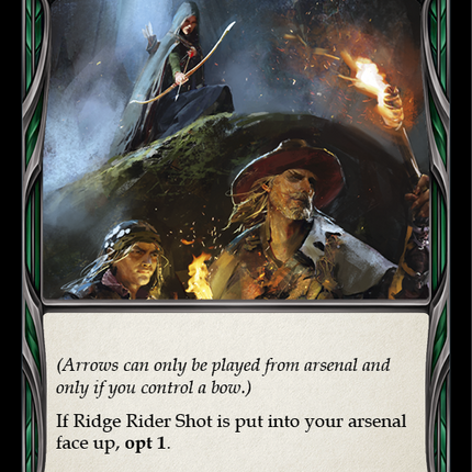 Ridge Rider Shot (Red) [ARC063-C] (Arcane Rising)  1st Edition Rainbow Foil