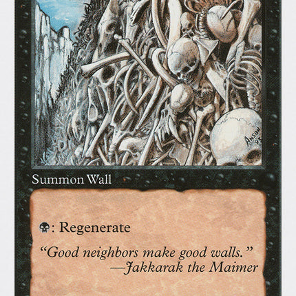 Wall of Bone [Fifth Edition]