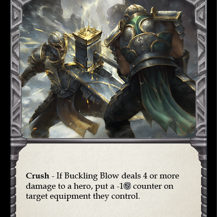 Buckling Blow (Red) [WTR057-C] (Welcome to Rathe)  Alpha Print Normal