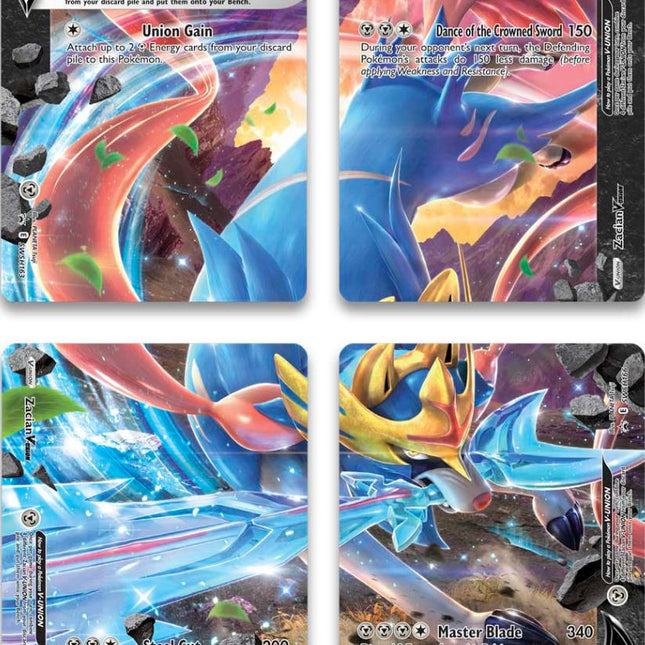 Zacian V-Union (Set of 4) [Sword & Shield: Black Star Promos]