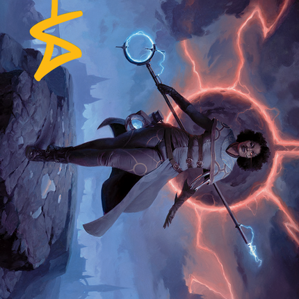 Rona, Herald of Invasion Art Card (Gold-Stamped Signature) [March of the Machine Art Series]