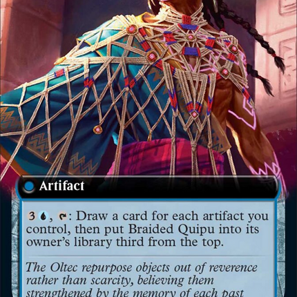 Braided Net // Braided Quipu (Extended Art) [The Lost Caverns of Ixalan]