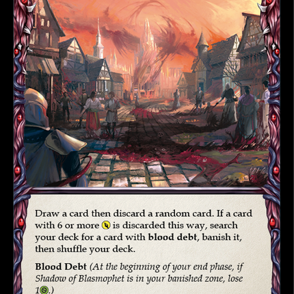 Shadow of Blasmophet [MON125-RF] (Monarch)  1st Edition Rainbow Foil