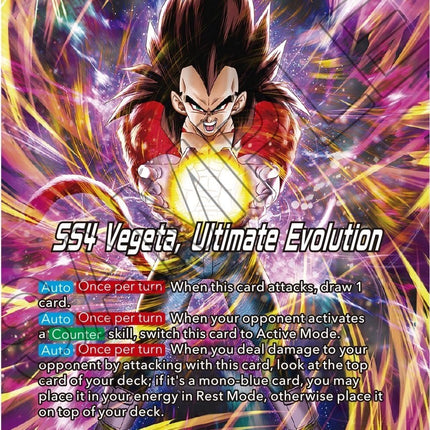Vegeta // SS4 Vegeta, Ultimate Evolution (BT11-032) [Theme Selection: History of Vegeta]