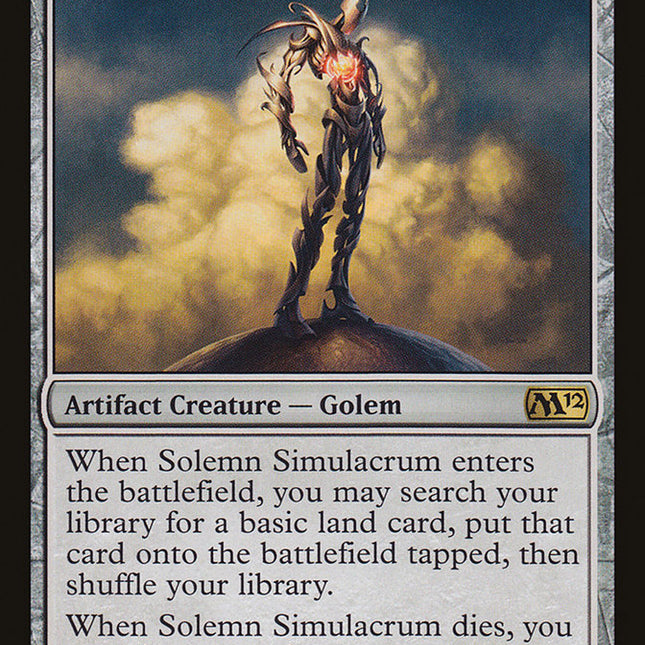 Solemn Simulacrum [Magic 2012] – TokenMTG