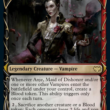 Anje, Maid of Dishonor (Showcase Fang Frame) [Innistrad: Crimson Vow]