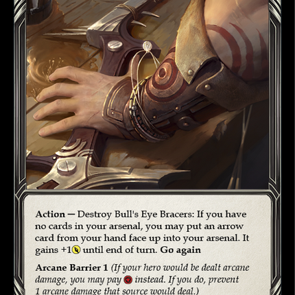 Bull's Eye Bracers [U-ARC042] (Arcane Rising Unlimited)  Unlimited Normal
