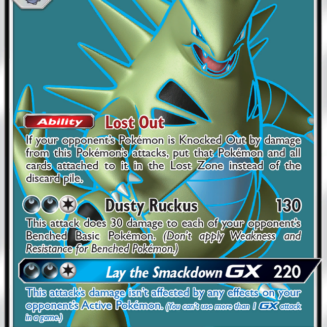 Tyranitar GX (203/214) [Sun & Moon: Lost Thunder]