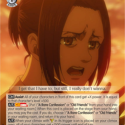 Sasha: Conversation at Sunset [Attack On Titan: Final Season]