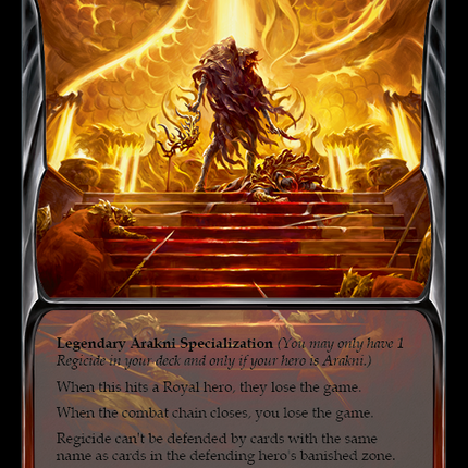 Regicide (Extended Art) [DYN121] (Dynasty)  Rainbow Foil