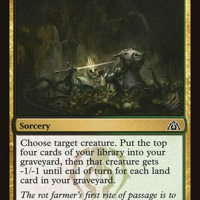 filth mtg card Drown in Filth [Dragon's Maze] – TokenMTG