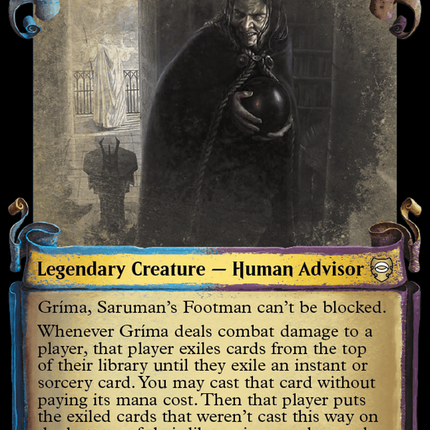 Grima, Saruman's Footman [The Lord of the Rings: Tales of Middle-Earth Commander Showcase Scrolls]