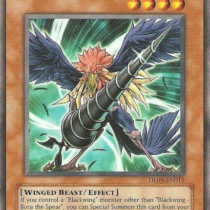 Blackwing - Bora the Spear (Green) [DL09-EN011] Rare
