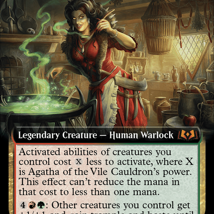 Agatha of the Vile Cauldron (Extended Art) [Wilds of Eldraine]