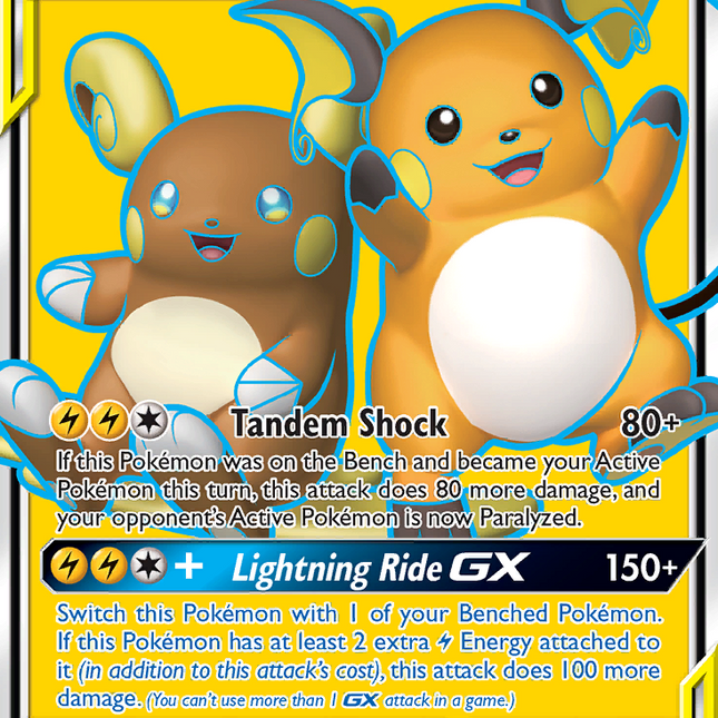 Raichu & Alolan Raichu GX (220/236) [Sun & Moon: Unified Minds]