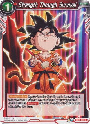 Strength Through Survival (DB3-023) [Giant Force]