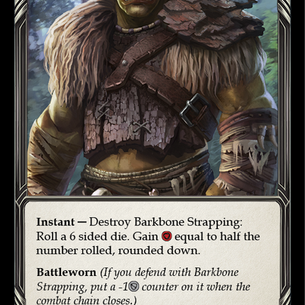 Barkbone Strapping [RNR005-C] (Rhinar Hero Deck)  1st Edition Normal