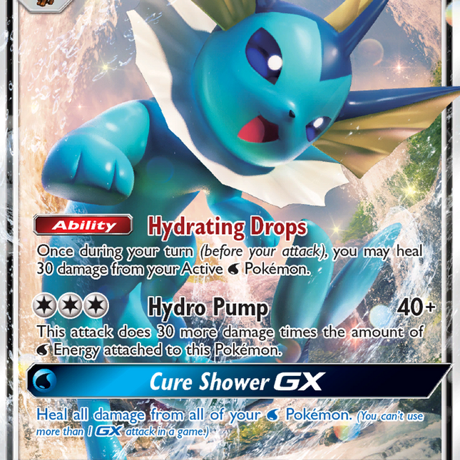 Vaporeon GX (SM172) [Sun & Moon: Black Star Promos]