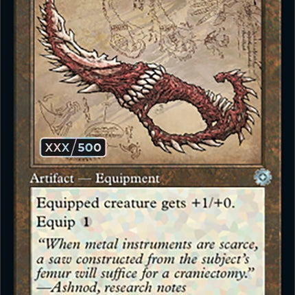 Bone Saw (Retro Schematic) (Serialized) [The Brothers' War Retro Artifacts]