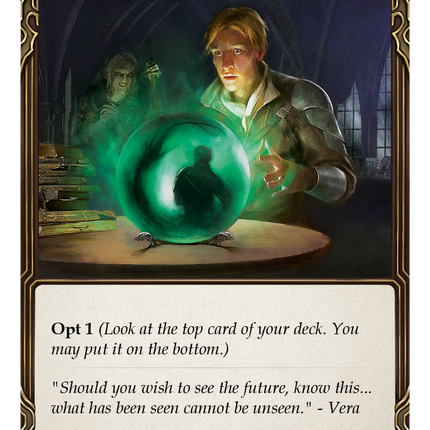 Fate Foreseen (Yellow) [1HP406] (History Pack 1)